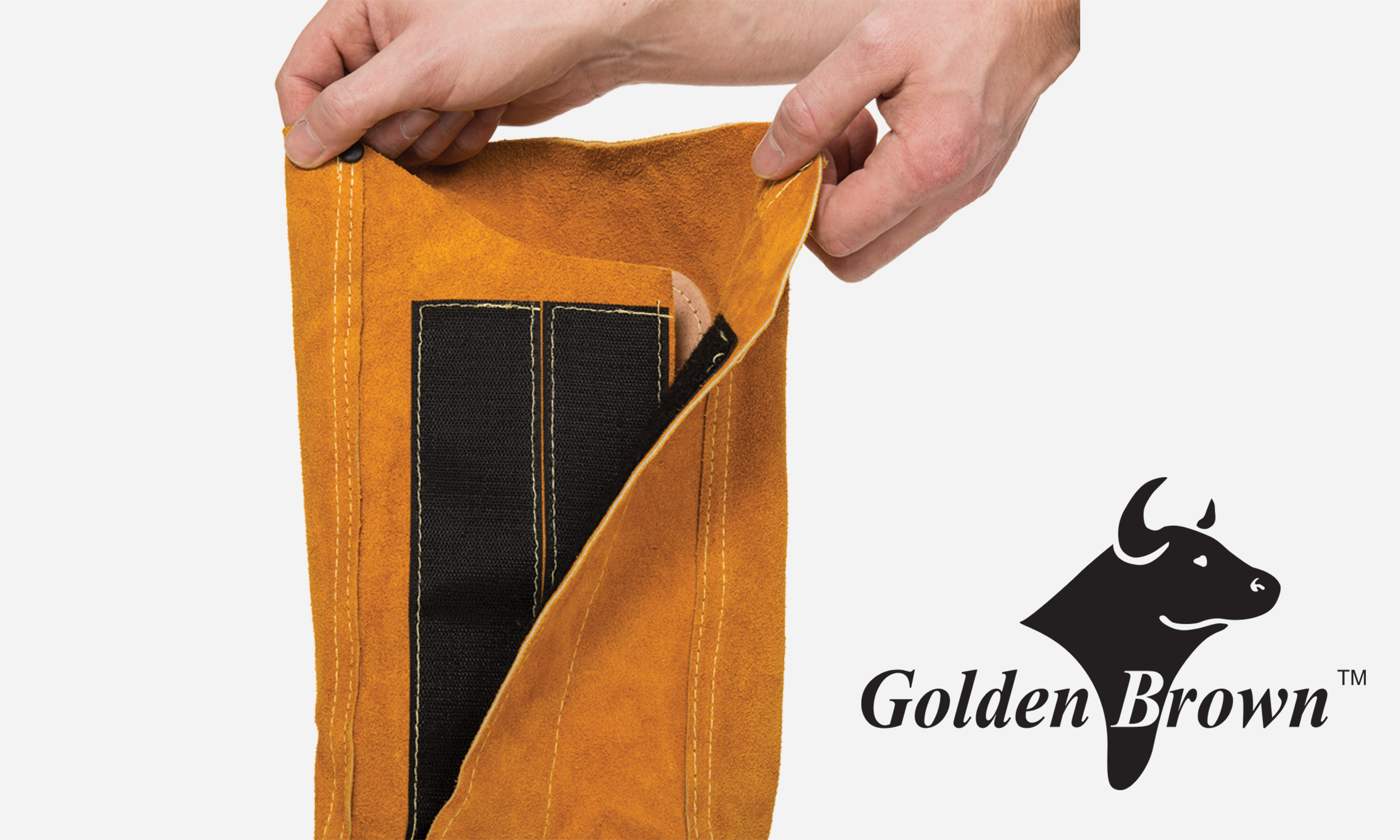 Welding Apparel: Golden Brown Leather 6'' Spats